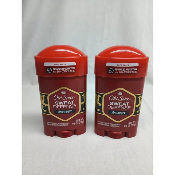 Lot Of 2- Old Spice Swagger Scent CEDARWOOD Invisible Solid Deodorant 2.6Oz - Picture 1 of 4